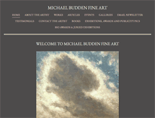 Tablet Screenshot of michaelbudden.com
